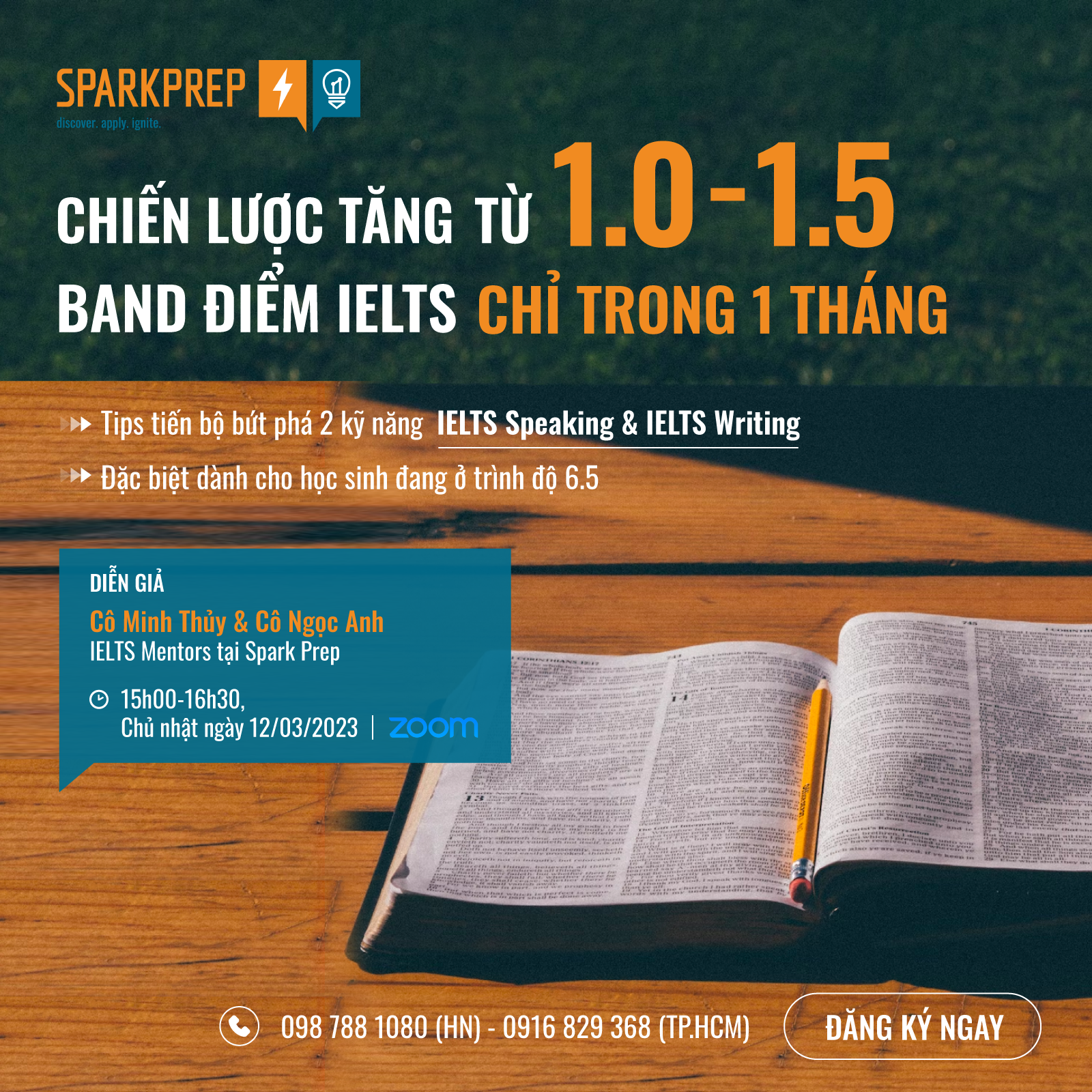 Boost your IELTS score with Spark Prep!